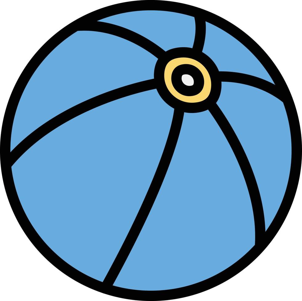 Wasserball-Vektor-Icon-Design-Illustration vektor