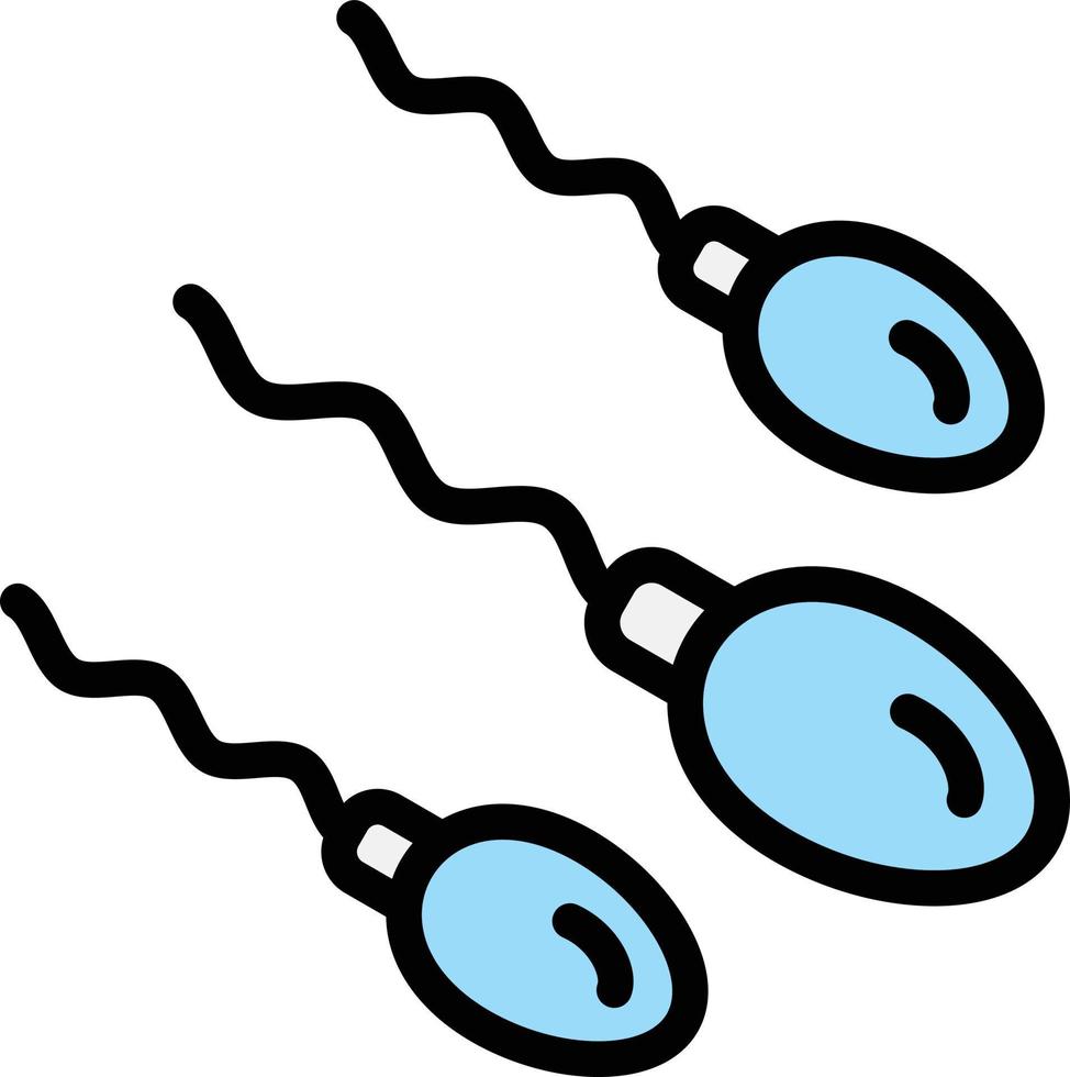 Spermien-Vektor-Icon-Design-Illustration vektor