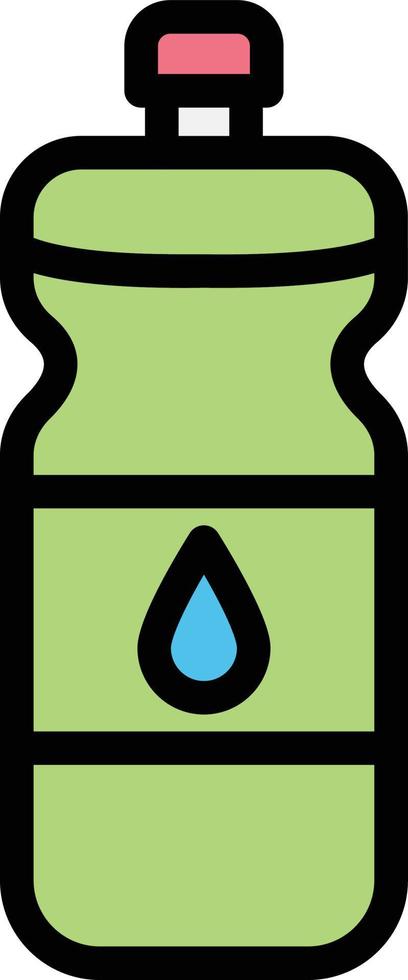Wasserflasche-Vektor-Icon-Design-Illustration vektor