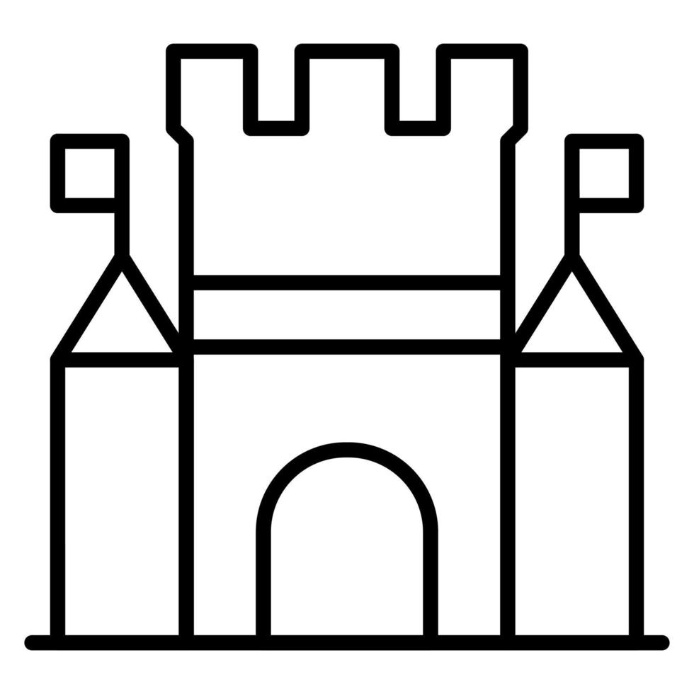 Schloss-Vektor-Symbol vektor