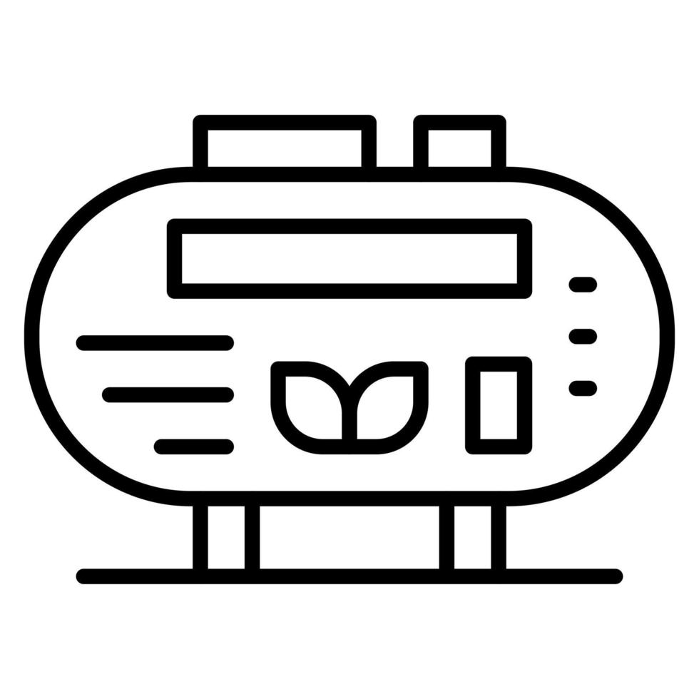 Biotreibstoff Panzer Vektor Symbol