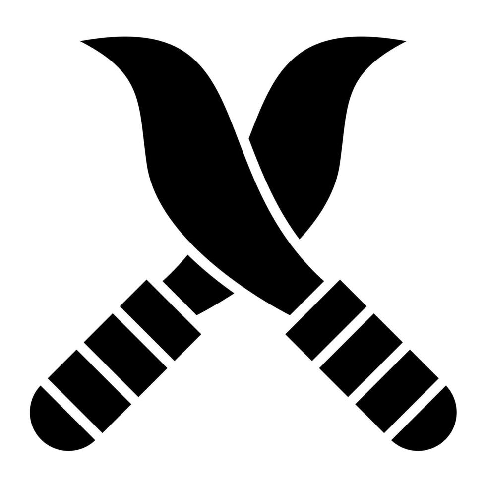 Pirat Messer Vektor Symbol