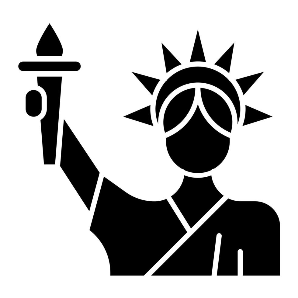 Statue von Freiheit Vektor Symbol