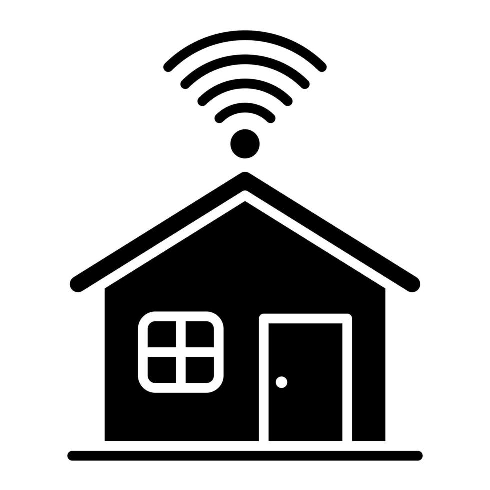 Smart-Home-Vektorsymbol vektor