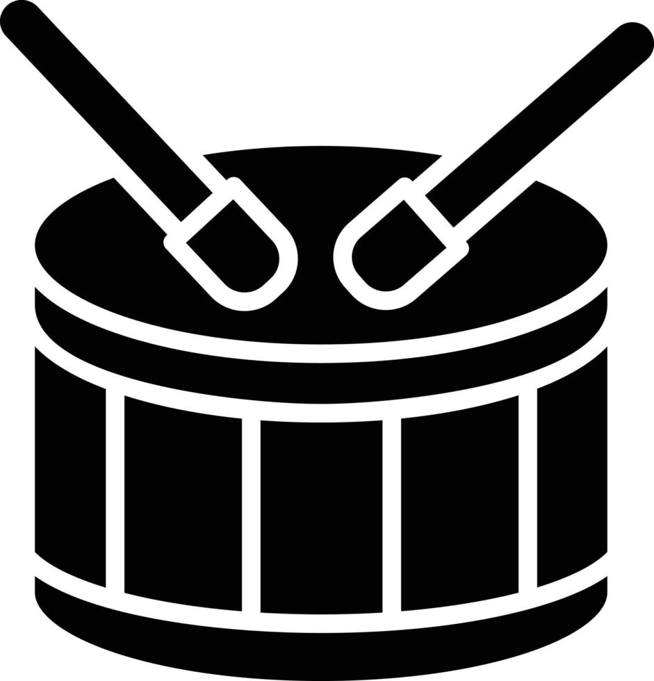 trumma vektor ikon design illustration