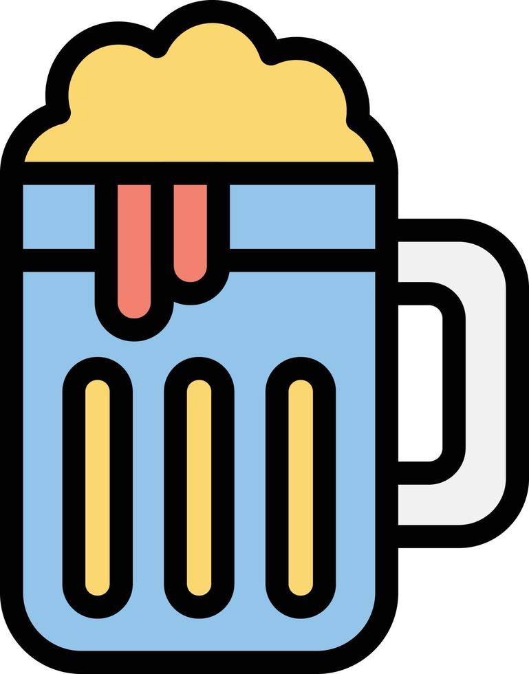 Bier-Vektor-Icon-Design-Illustration vektor