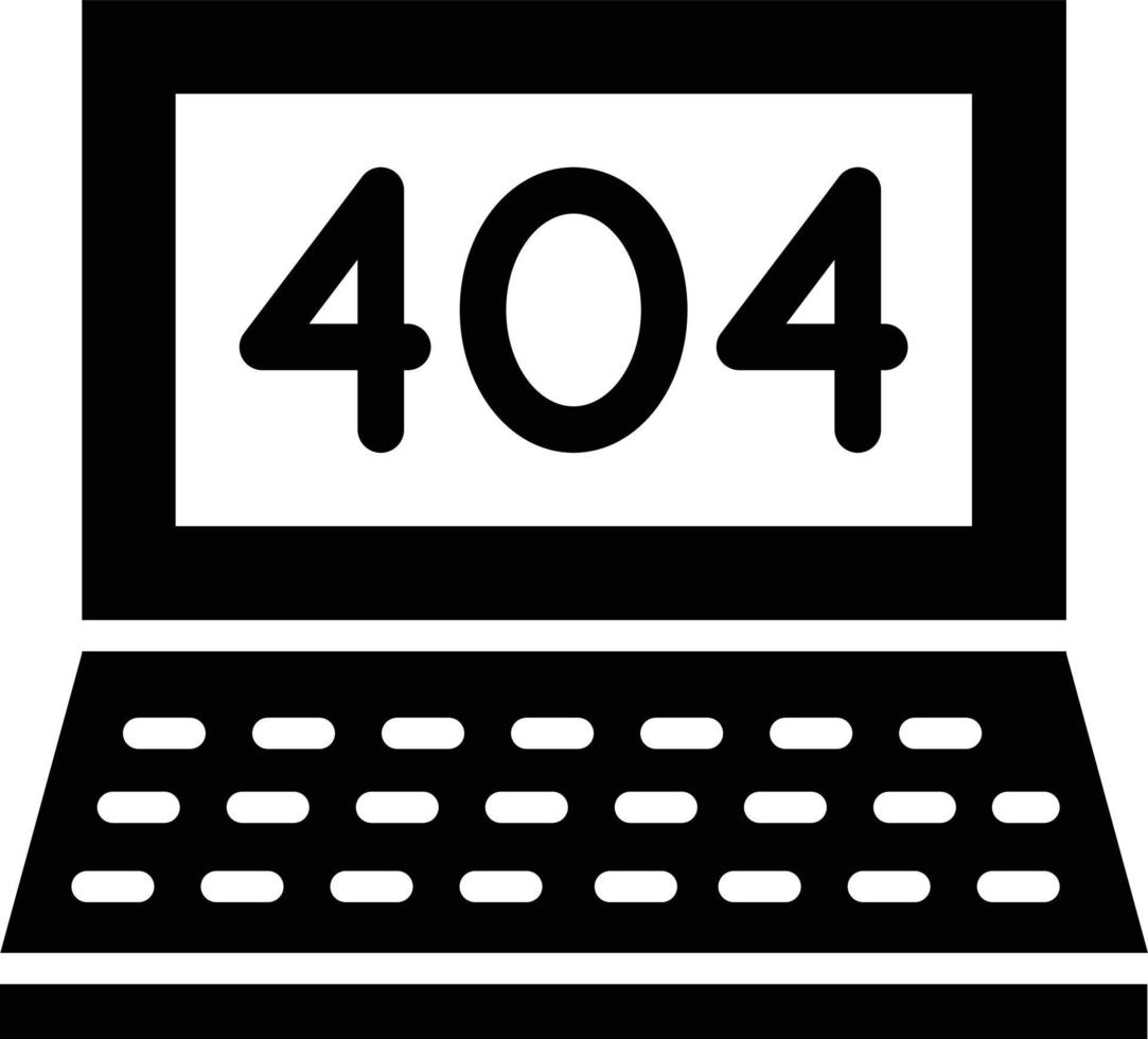 404 fel vektor ikon design illustration