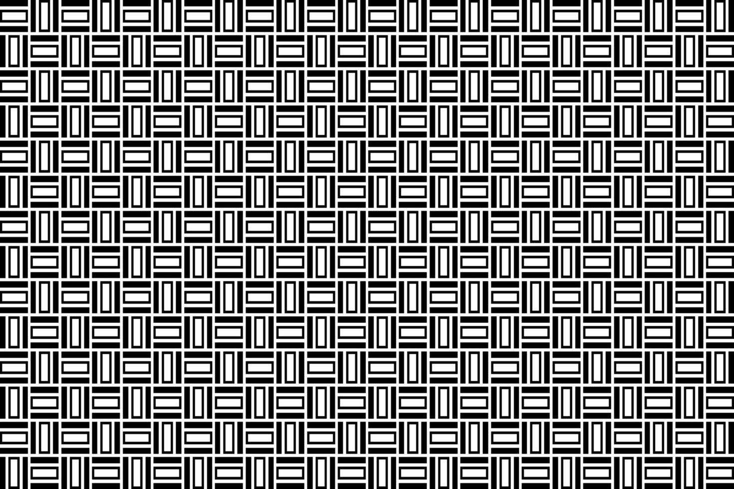 abstrakt schwarz und Weiß geometrisch Muster. einfarbig geometrisch Muster mit wiederholen Elemente. vektor