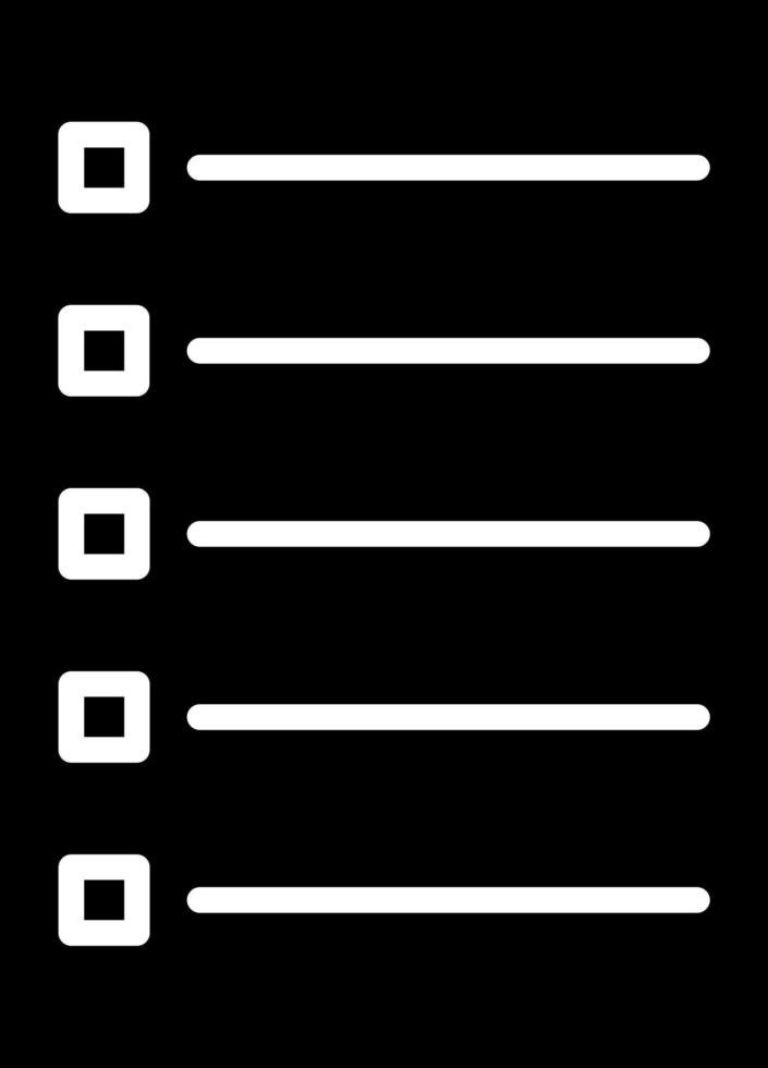 Symbolstil für Einkaufsliste vektor