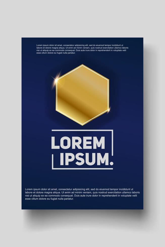 Cover Design Vorlage mit abstrakten Linien modern vektor