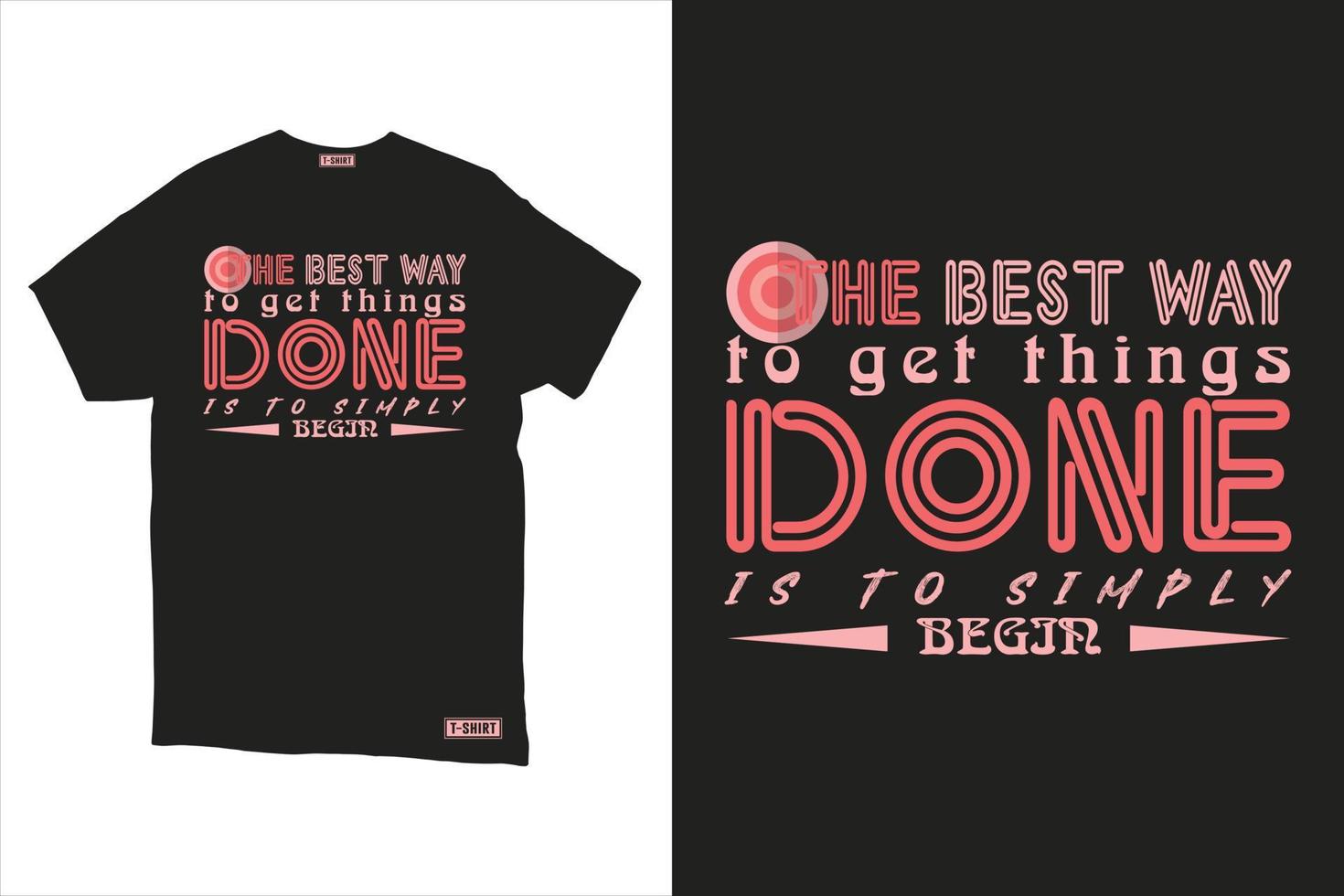 typografi t-shirt design mall med grunge vektor