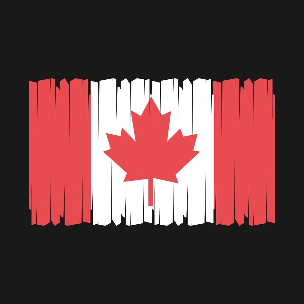 Kanada flagga vektor