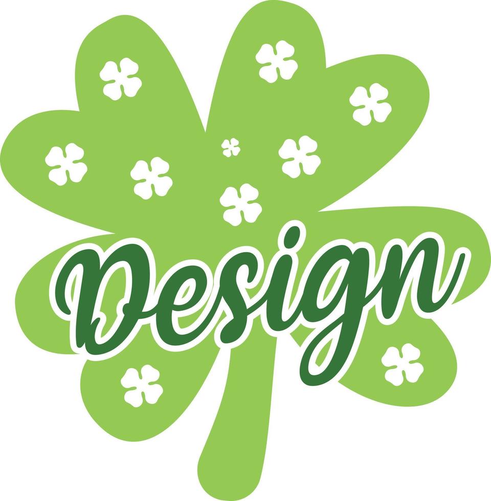 St Patrick's Tag Design vektor