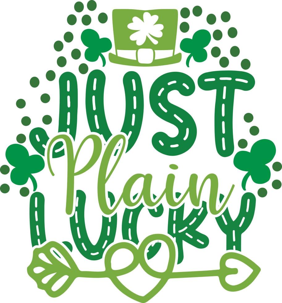 St Patrick's Tag Design vektor