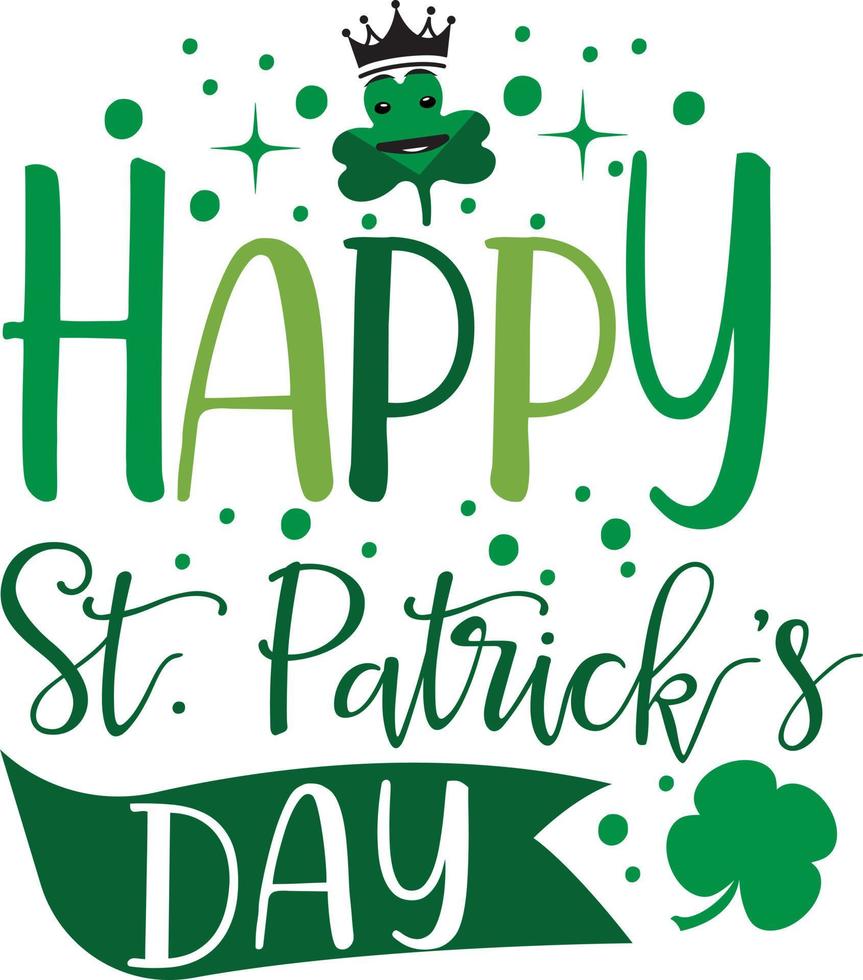 St Patrick's Tag Design vektor