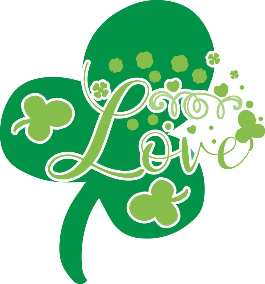 St Patrick's Tag Design vektor