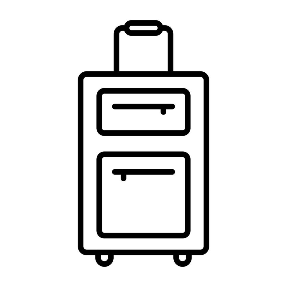 Reise Gepäck Vektor Symbol