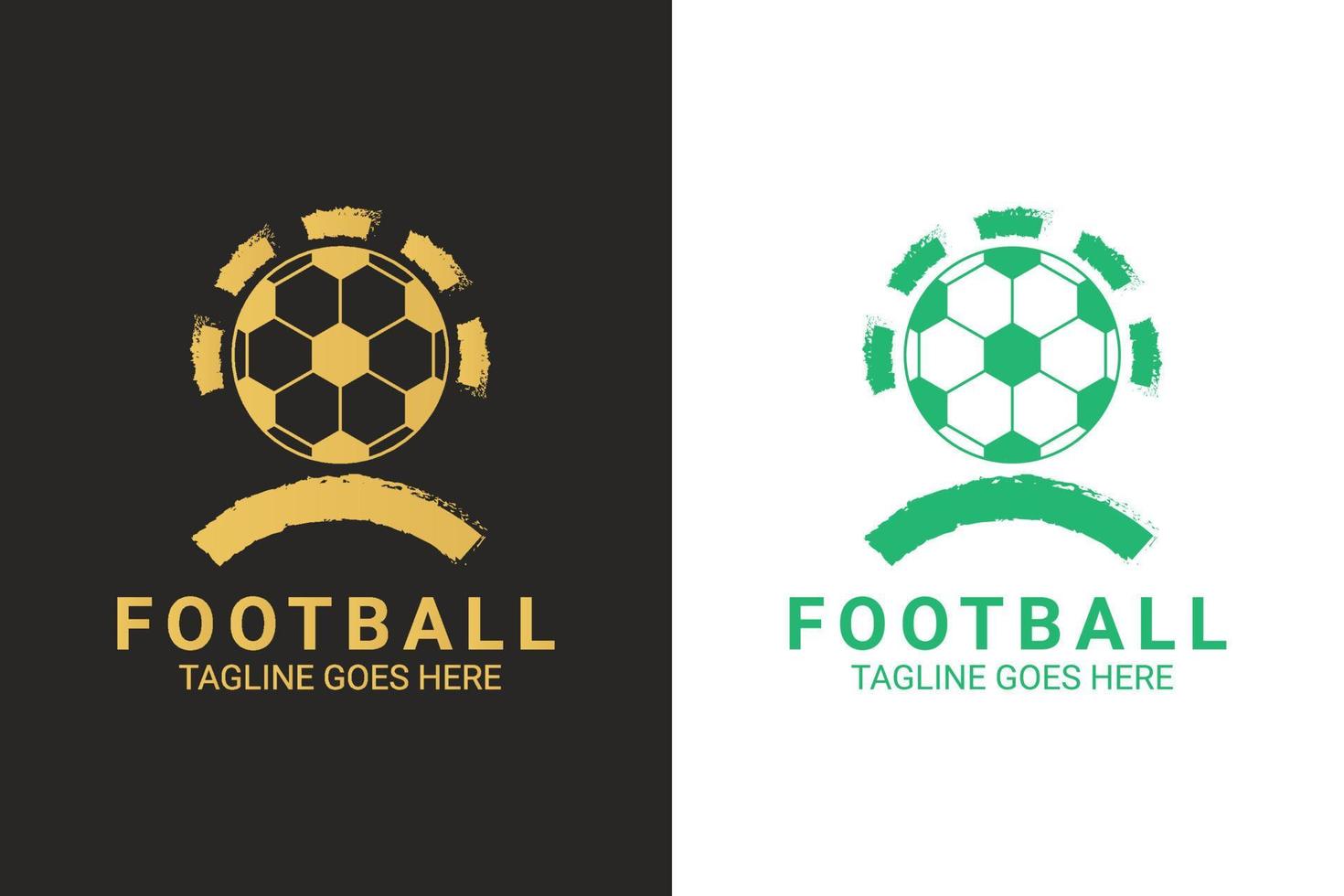 Fußball Logo Vorlage vektor