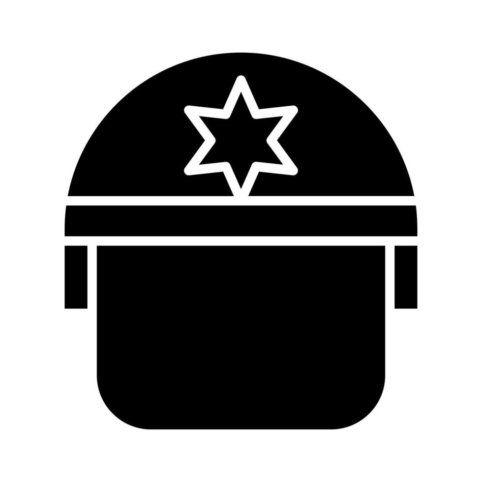 Polizei Helm Vektor Symbol