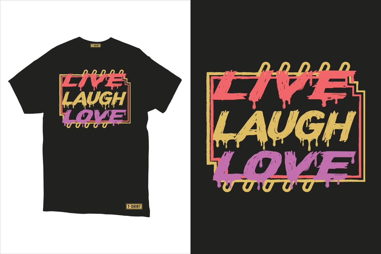 Typografie T-Shirt Design Vorlage mit Grunge vektor