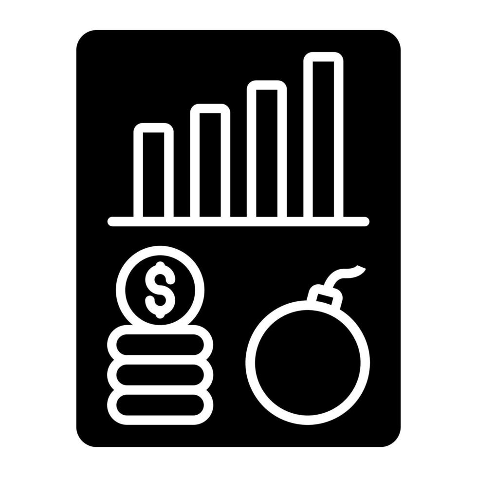 Schuld Analyse Vektor Symbol