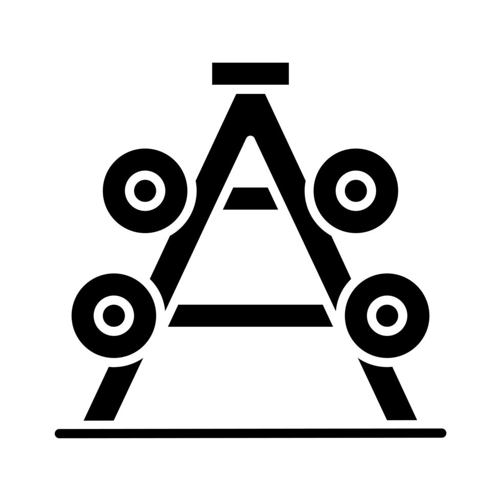 Gewichte Regale Vektor Symbol