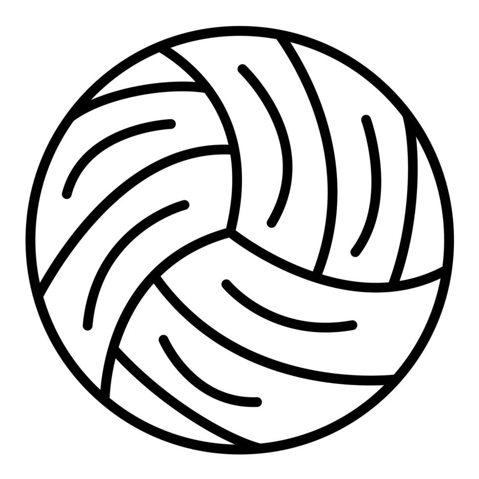 Volleyball-Vektor-Symbol vektor