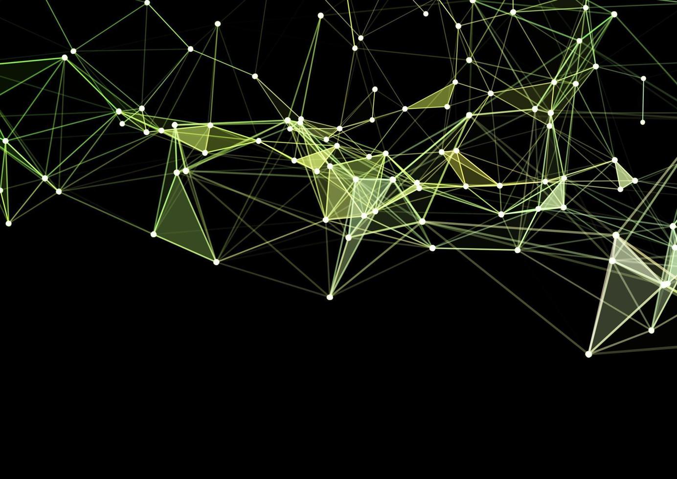 abstrakter Hintergrund mit Plexus-Netzwerkkommunikationsdesign vektor