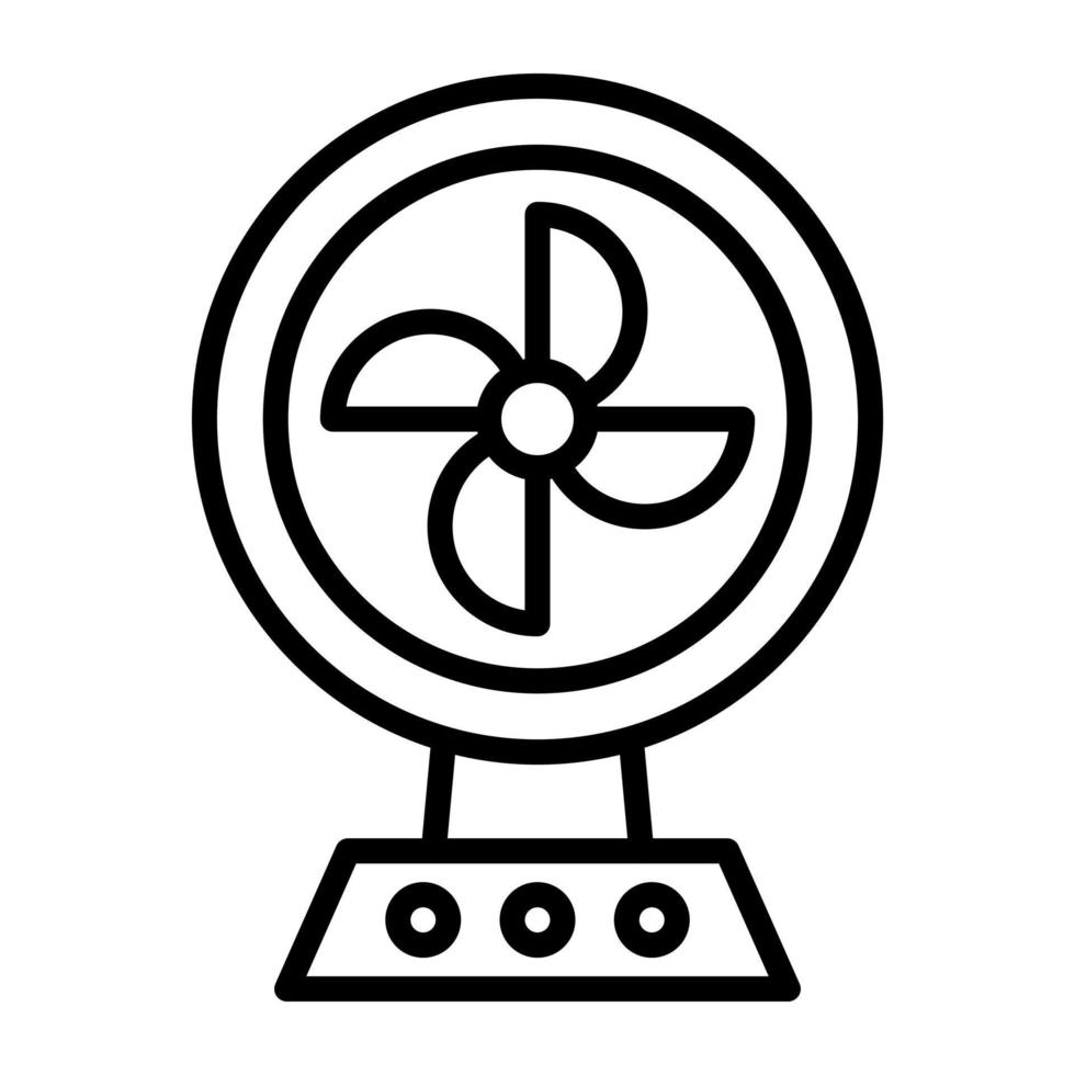 Stand Ventilator Vektor Symbol