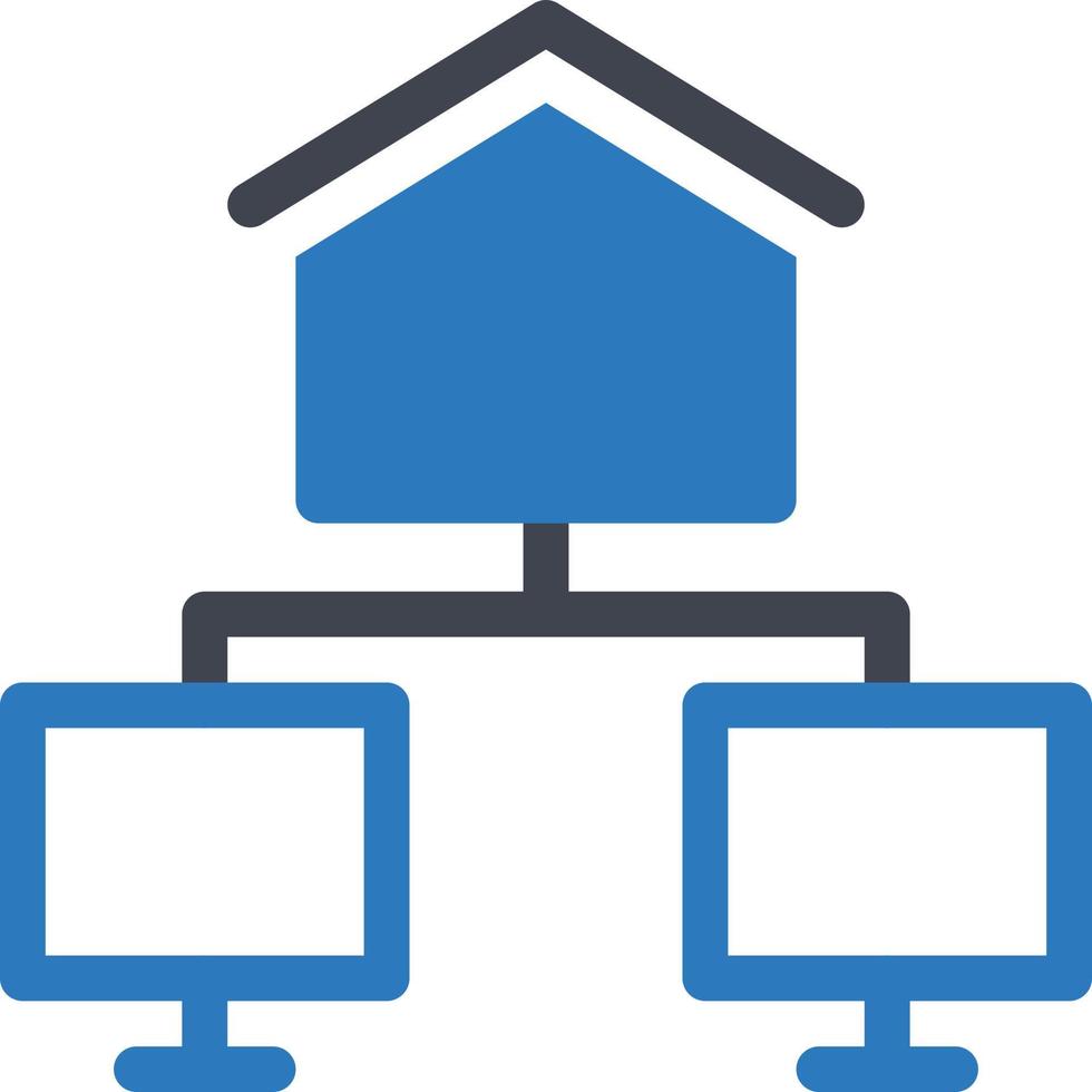 Hem nätverk vektor illustration på en bakgrund.premium kvalitet symbols.vector ikoner för begrepp och grafisk design.