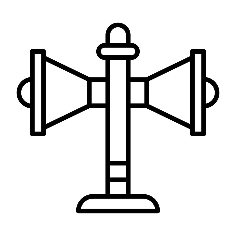 Symbol für Sirenenvektor vektor