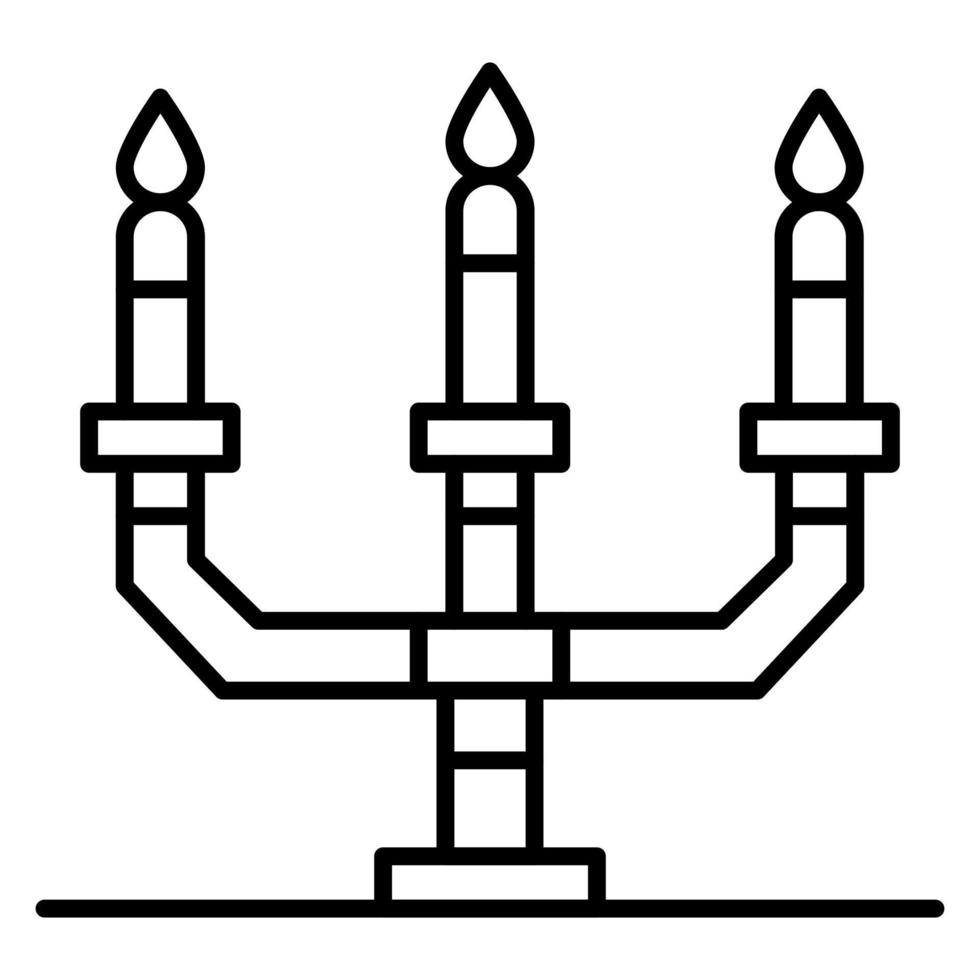 Kerzen-Vektor-Symbol vektor