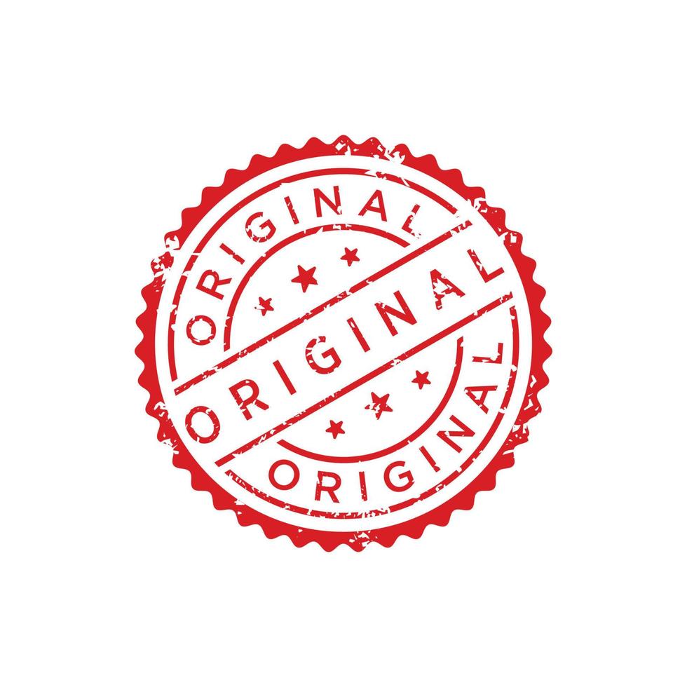 Original Briefmarke Design Vektor