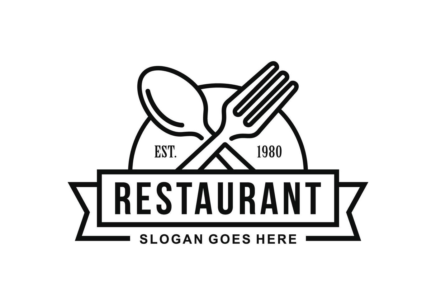 Restaurant Logo Vorlage Design Vektor