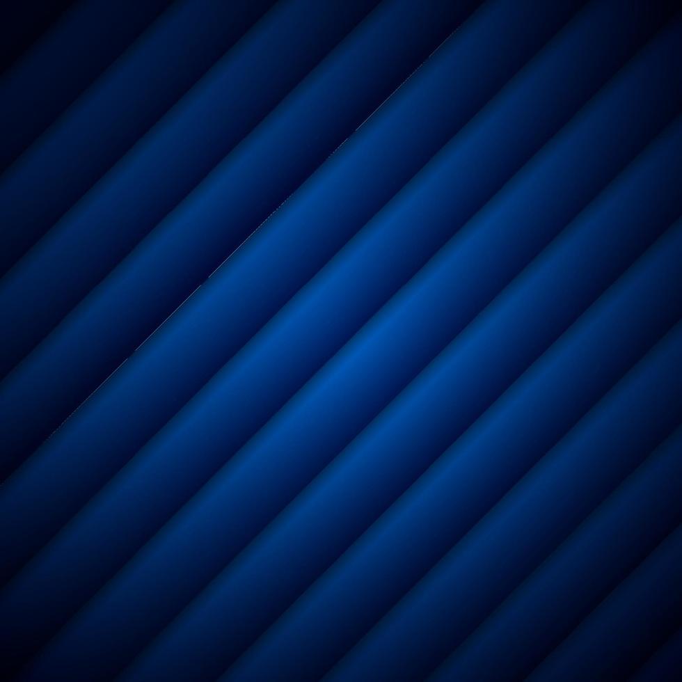 abstrakter dunkelblauer Streifenmuster diagonaler geometrischer Hintergrund und Textur. vektor