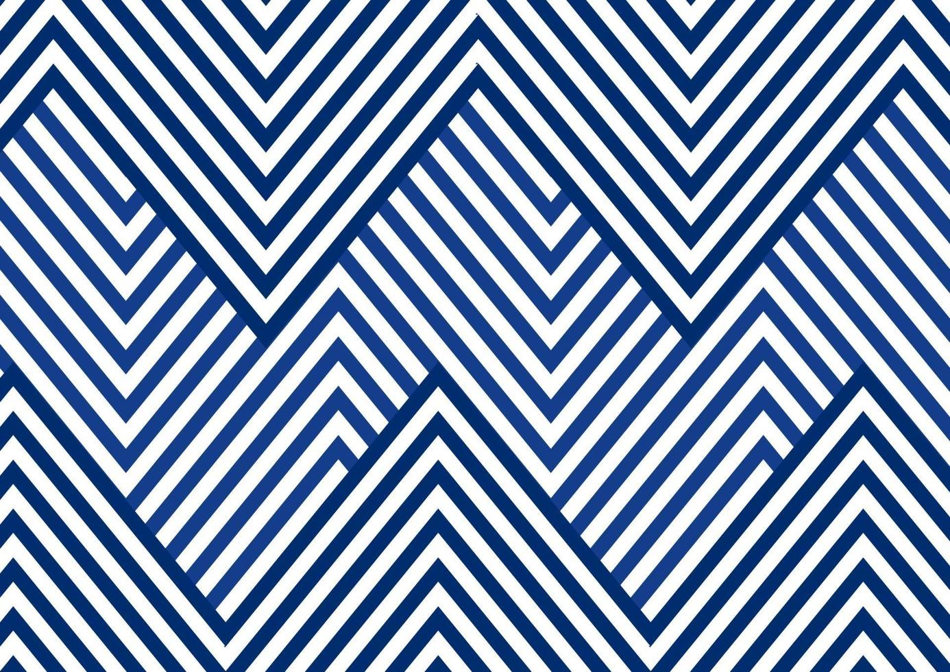 abstrakte blau gestreifte Linie gezacktes Muster auf weißem Hintergrund und Textur. vektor