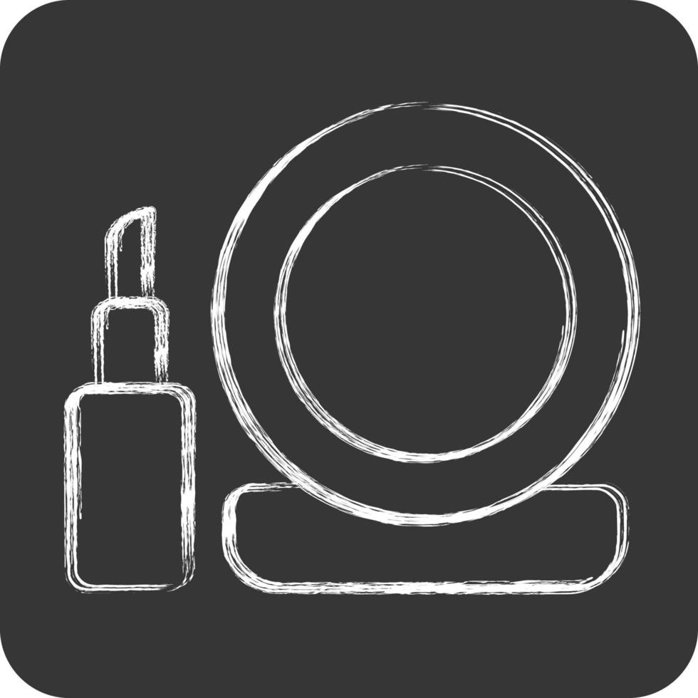 Symbol bilden. verbunden zu Friseur Symbol. Schönheit Saloon. einfach Illustration vektor