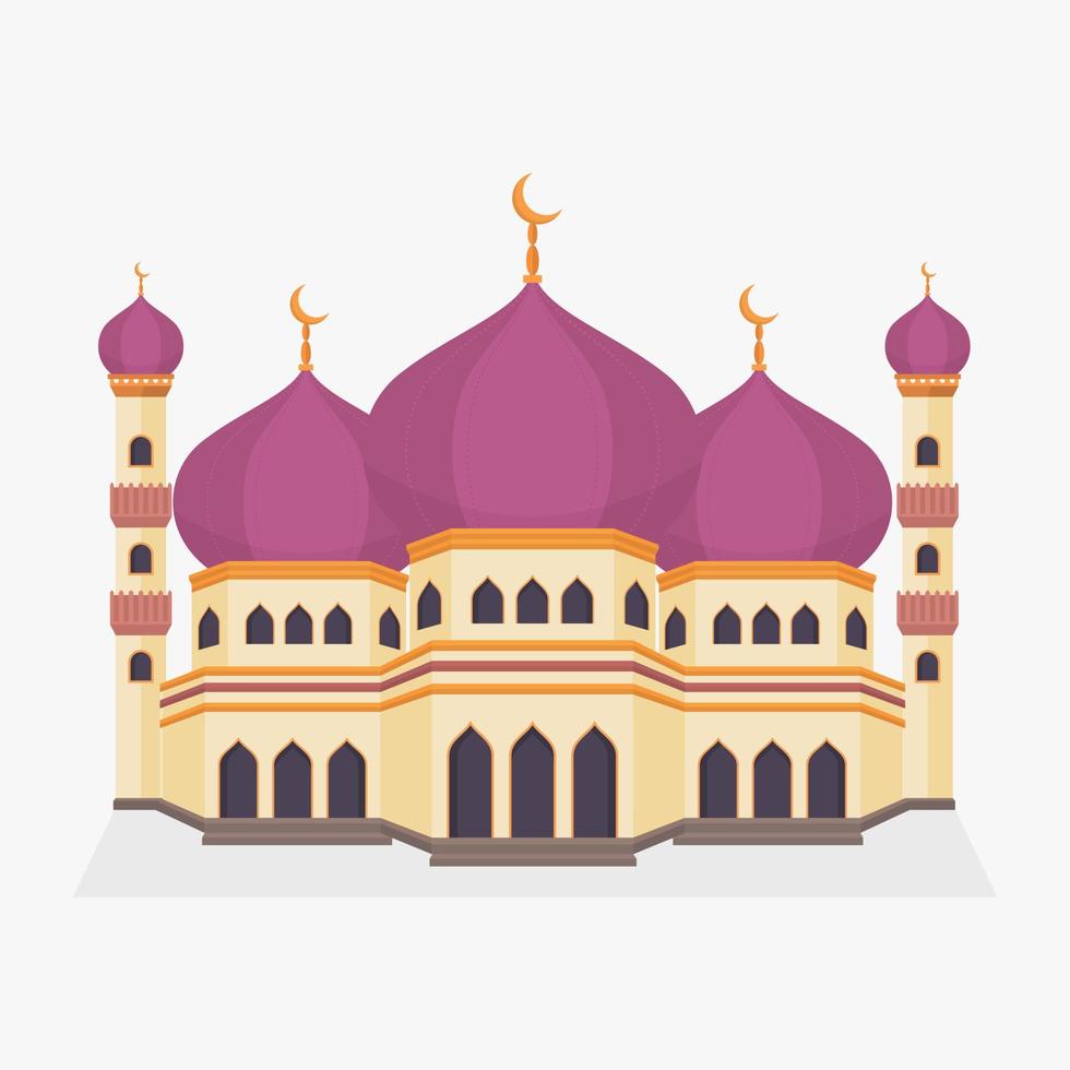 Moschee-Illustrationsvektor vektor