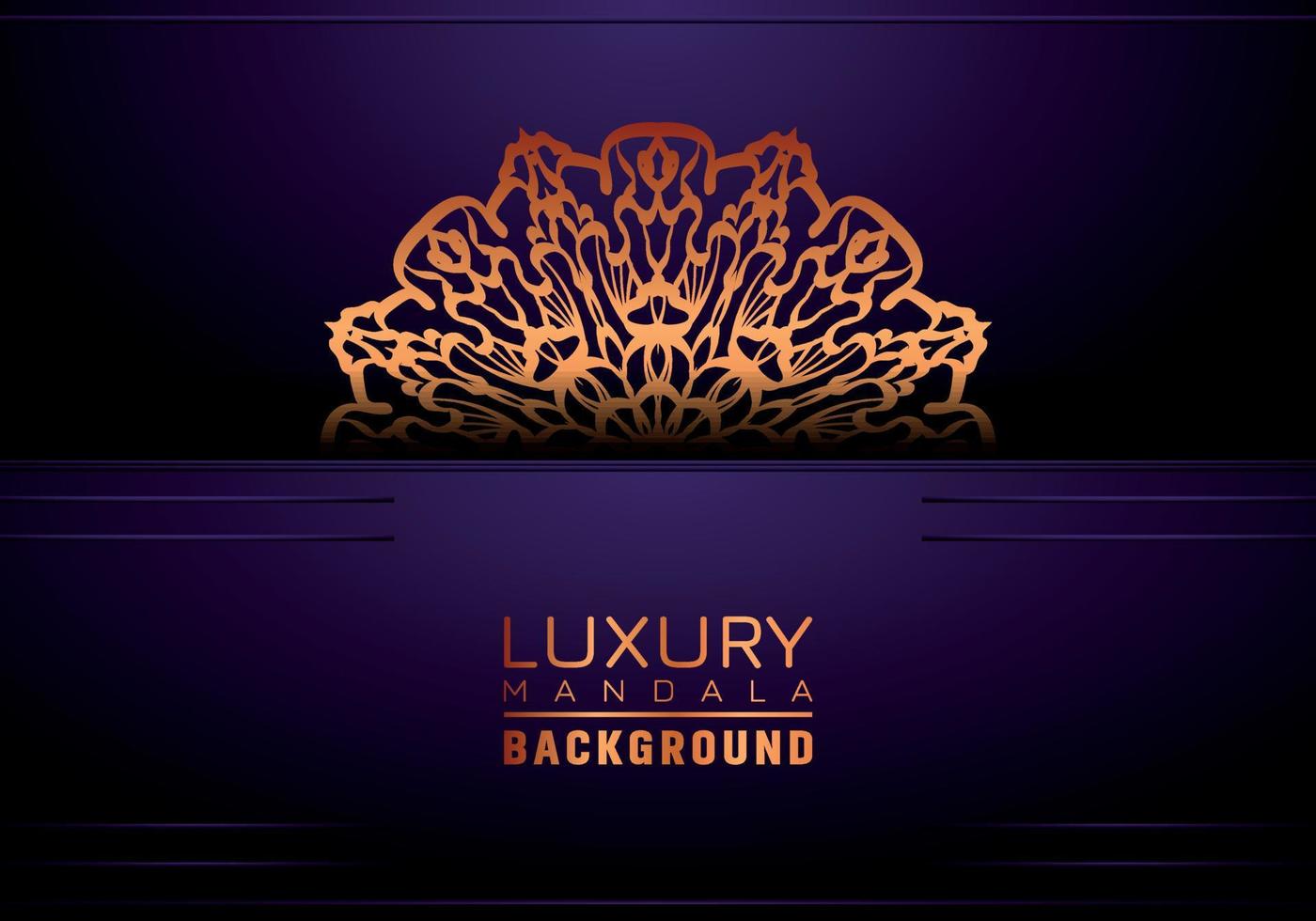 Luxus Mandala Hintergrund dekorativ, Arabeske Stil mit golden Arabeske Muster Stil. dekorativ Mandala Ornament zum drucken, Broschüre, Banner, Abdeckung, Poster, Einladung Karte vektor