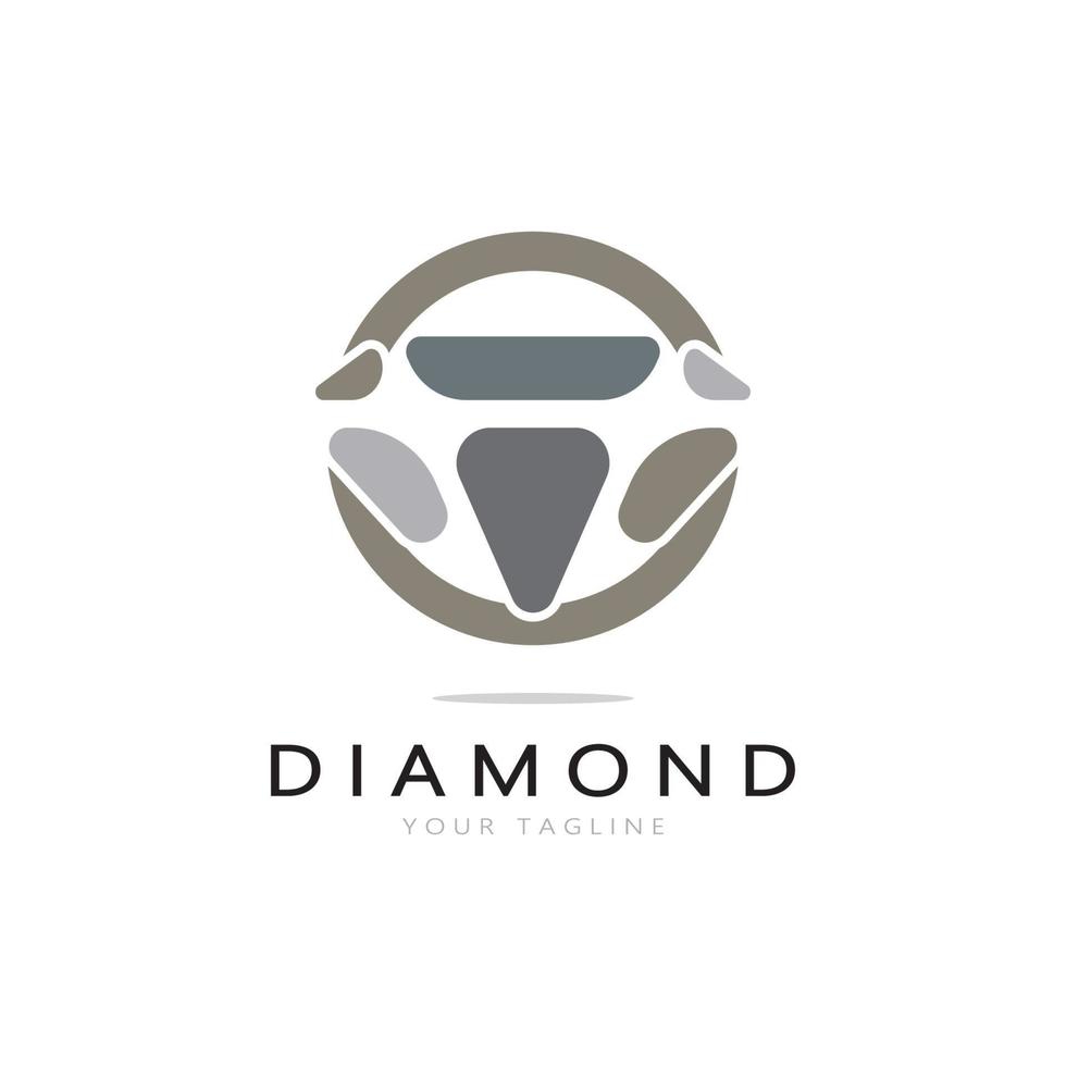 einfach Diamant abstrakt Logo, z Geschäft, Abzeichen, Schmuck kaufen, gold Shop, Anwendung, Vektor