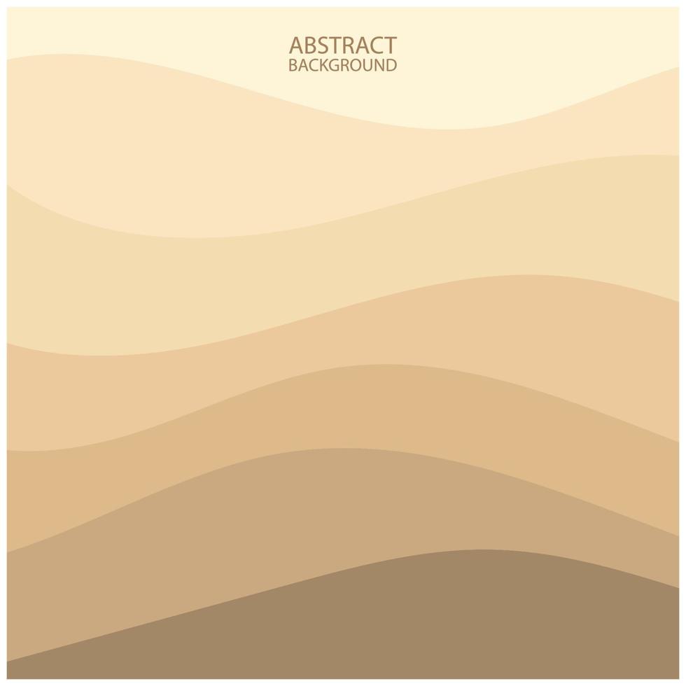 einfach abstrakt Sand Hintergrund mit braun Farbe Kombination, Strand Wüste, Buch Abdeckung, Hintergrund, Vektor