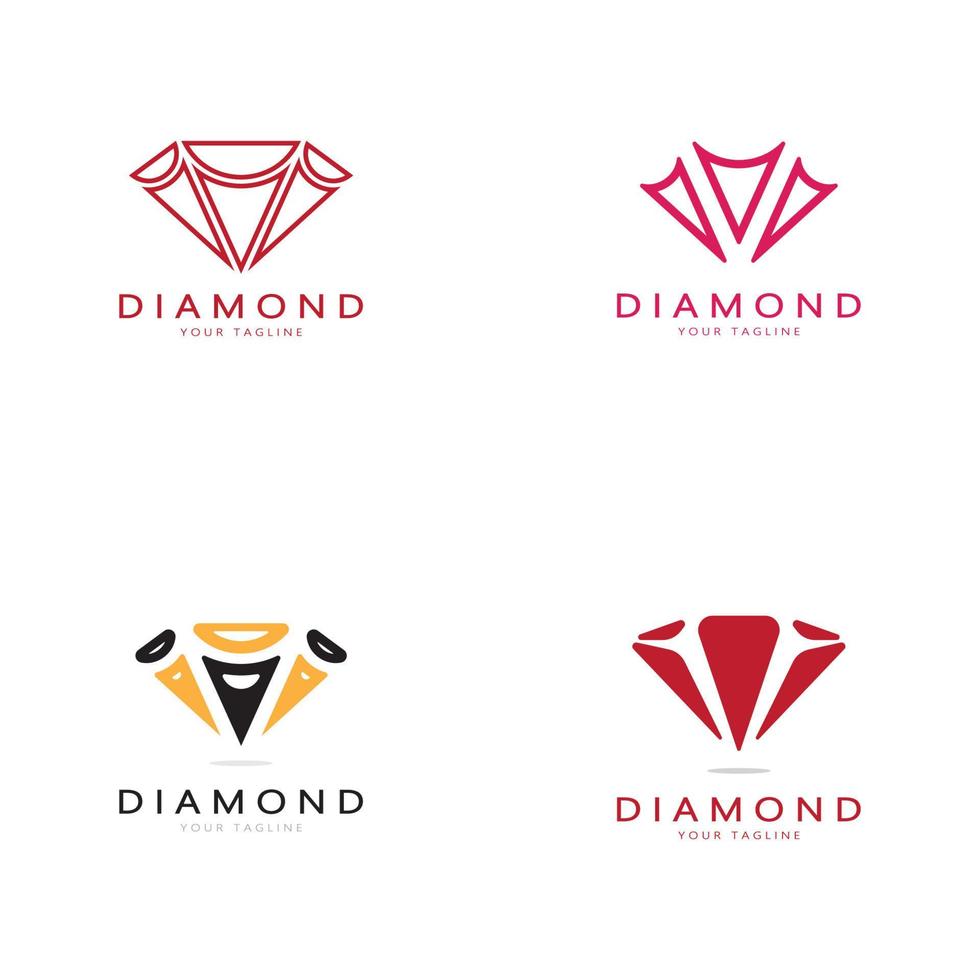 einfach Diamant abstrakt Logo, z Geschäft, Abzeichen, Schmuck kaufen, gold Shop, Anwendung, Vektor