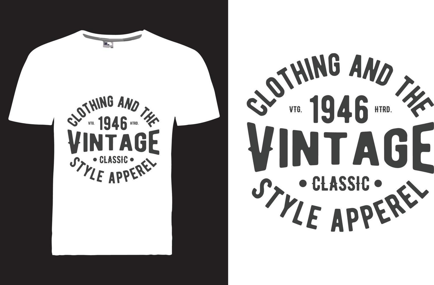 Vintage-T-Shirt-Design vektor