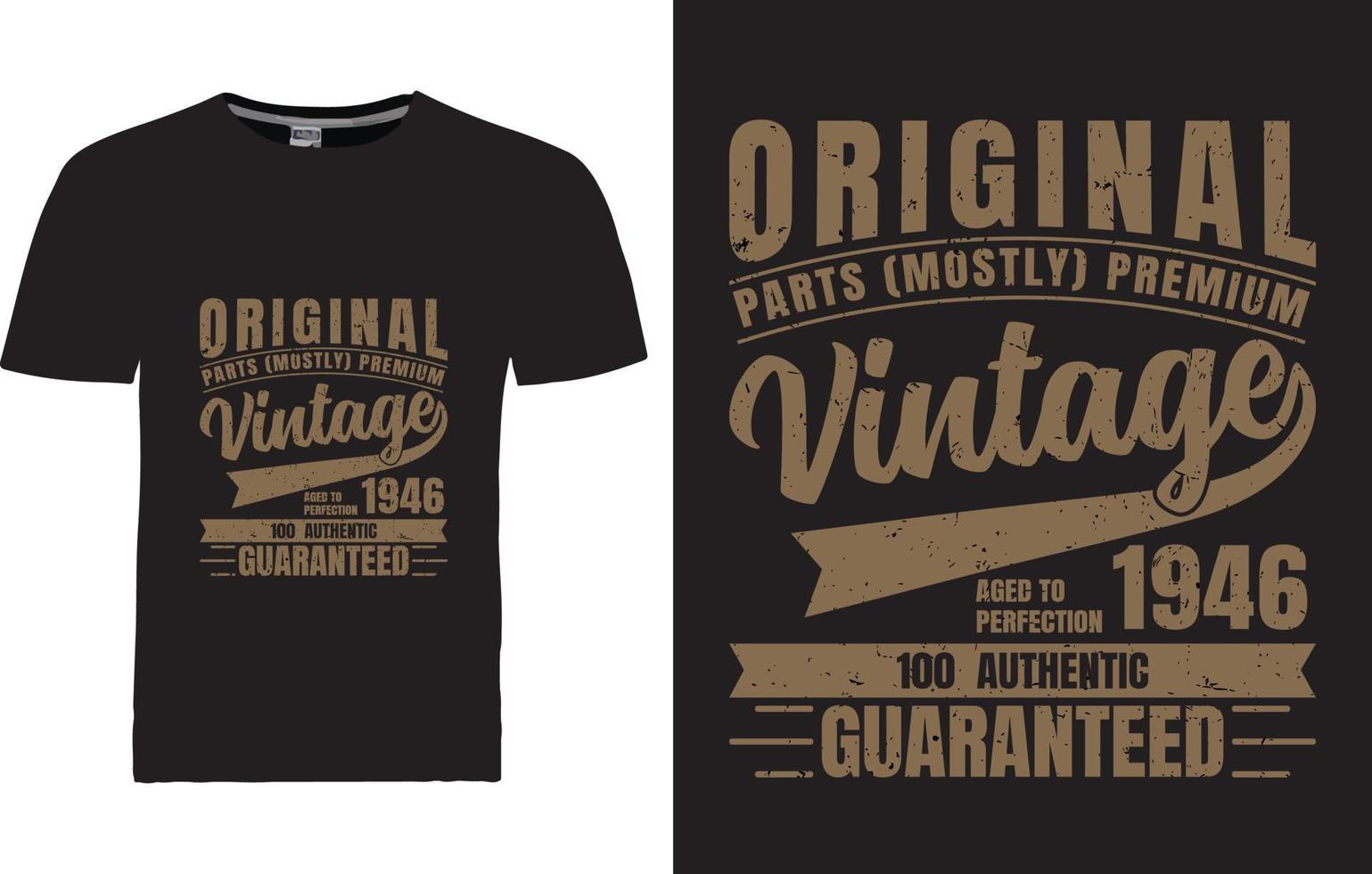 Vintage-T-Shirt-Design vektor