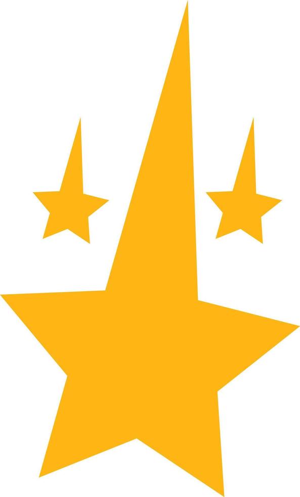 faller stjärna logotyp vektor