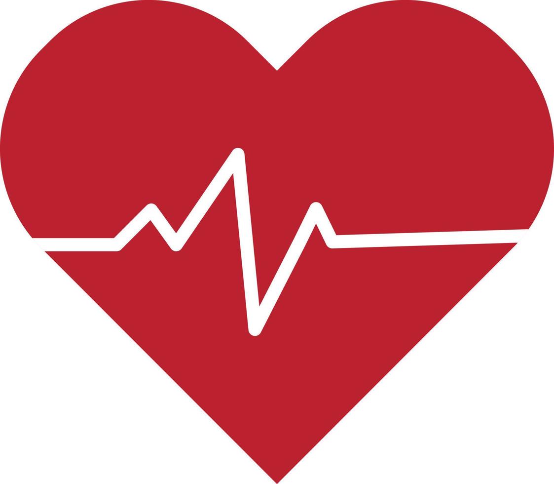 hjärtslag vektor , hjärta slå puls ikon för medicinsk appar och webbplatser