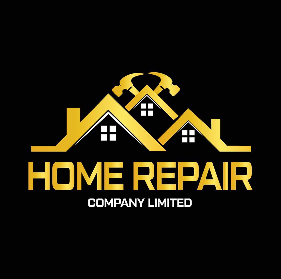 Zuhause Reparatur Logo kostenlos vektor