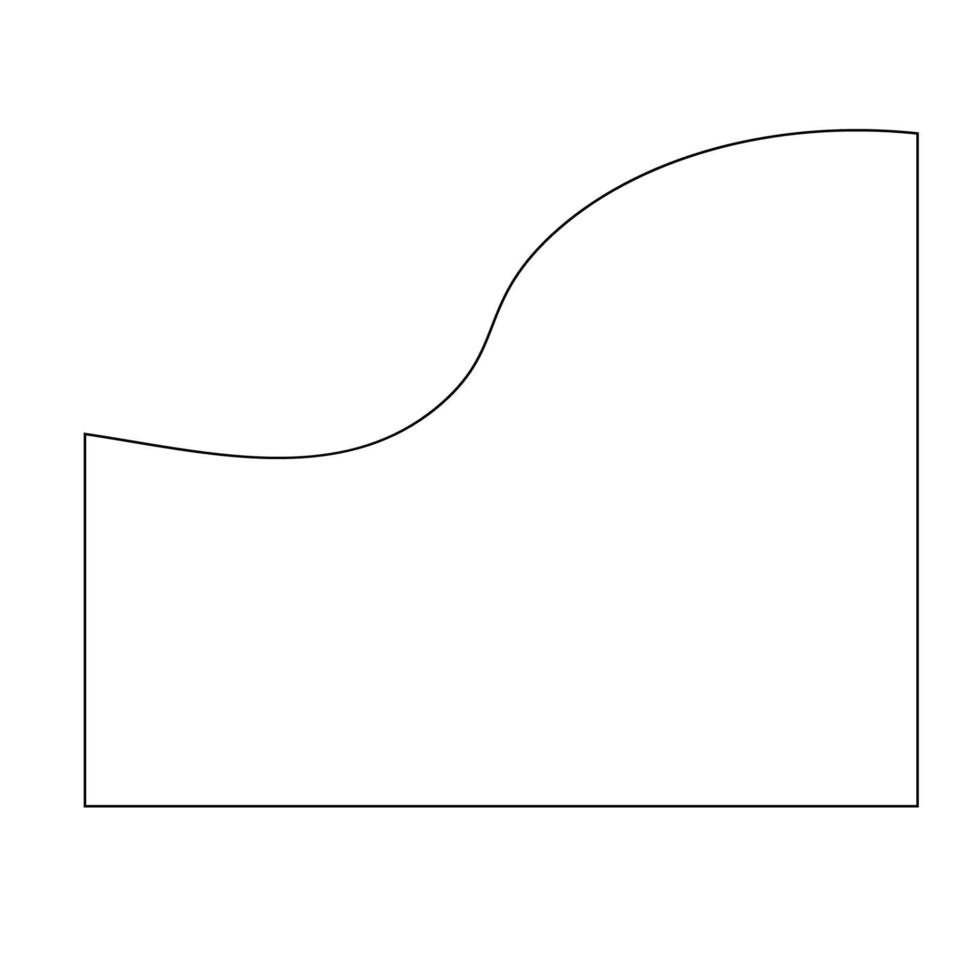 Linie Kunst abstrakt Welle gestalten vektor