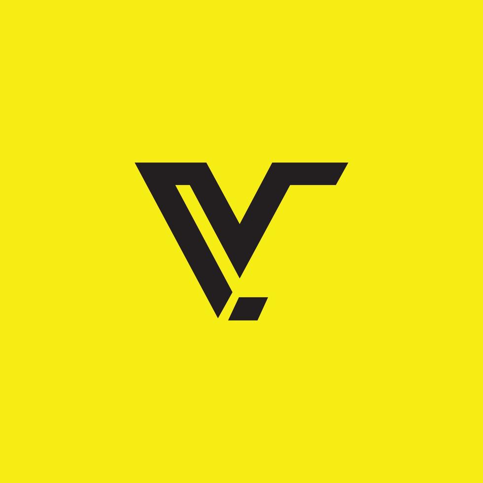 kreativ och modern v brev logotyp design vektor