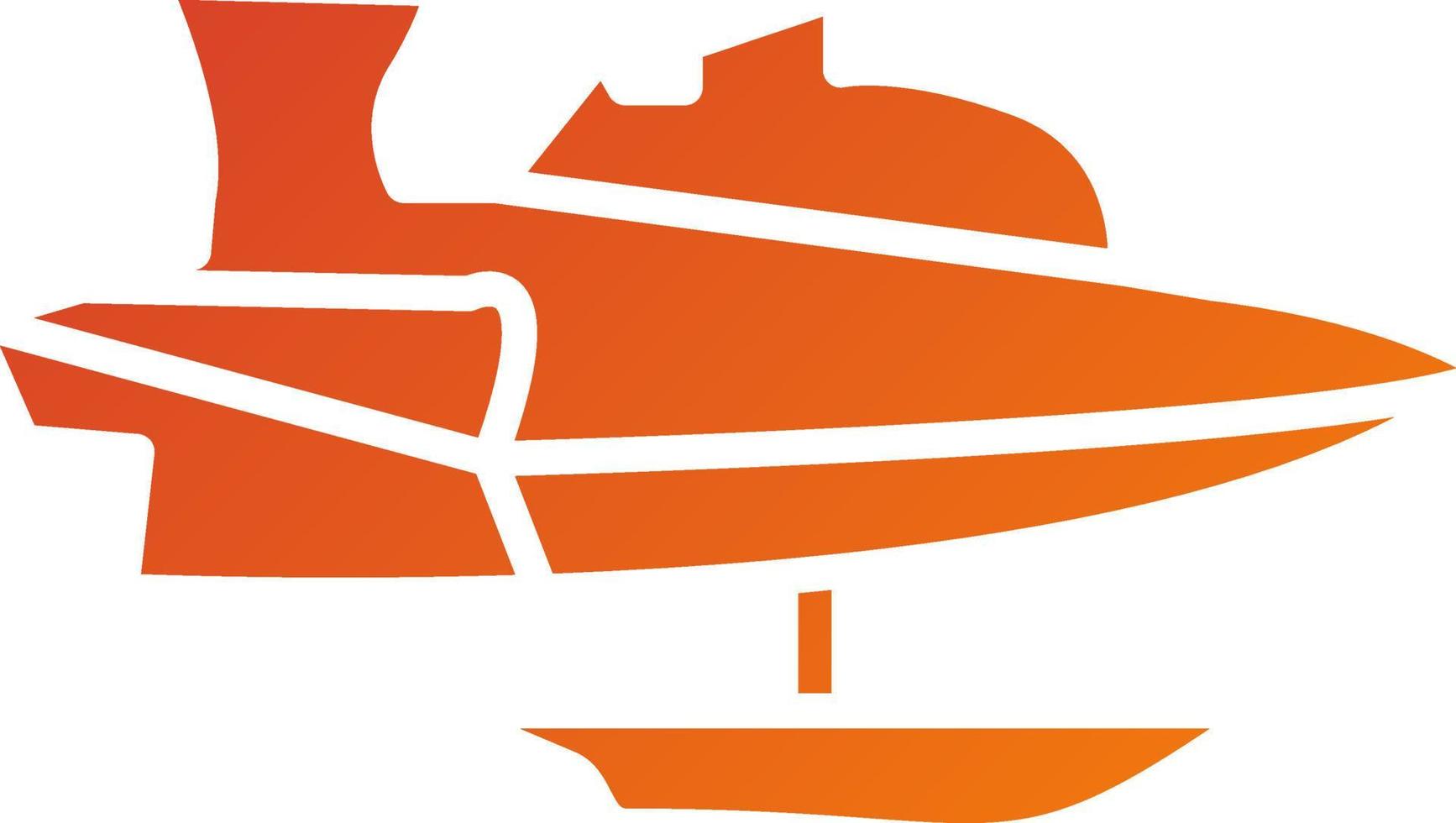 sjöflygplan tävlings ikon stil vektor